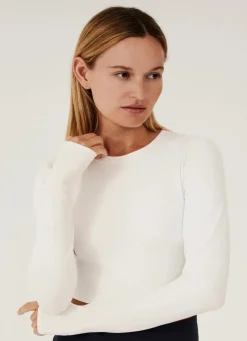Airweight Long Sleeve Crop Top