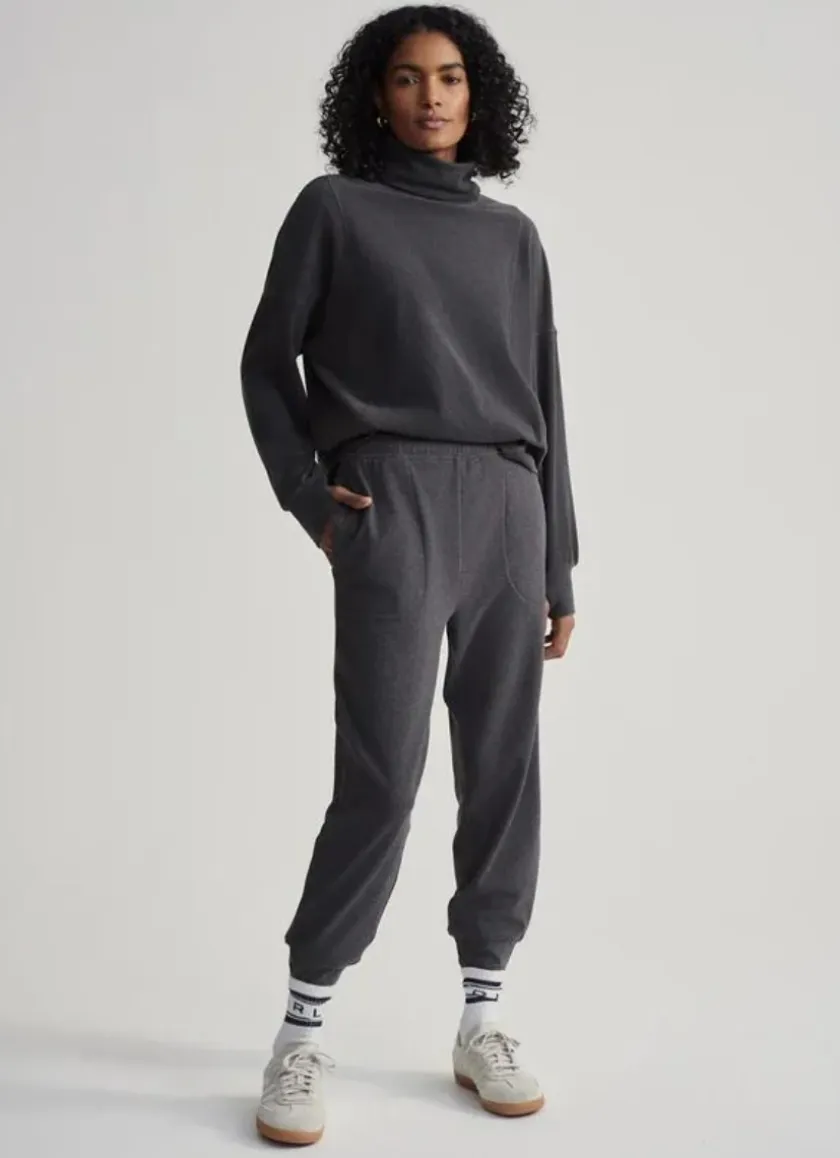 Brushed Rib Slim Cuff Pant 25”