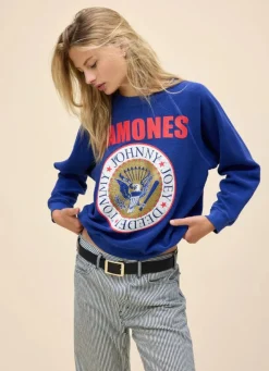 Ramones Gold Seal Reverse Crew
