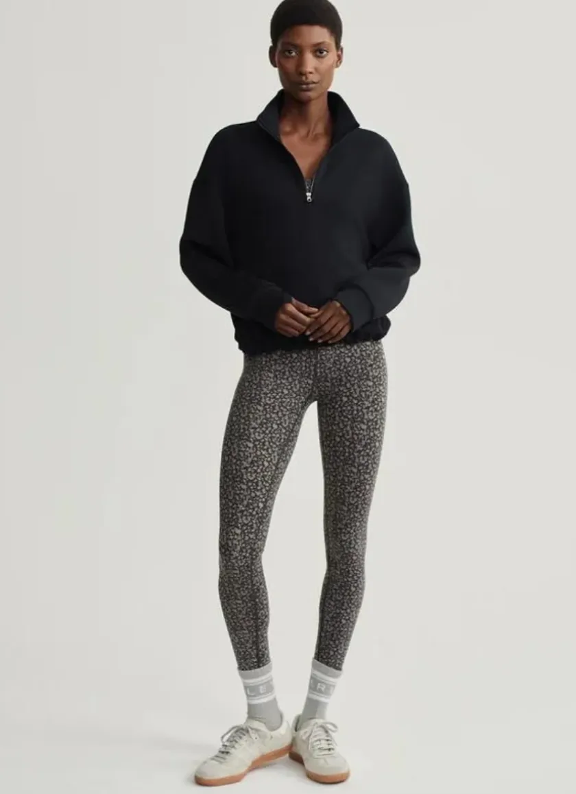 Sian Cropped Half Zip Midlayer