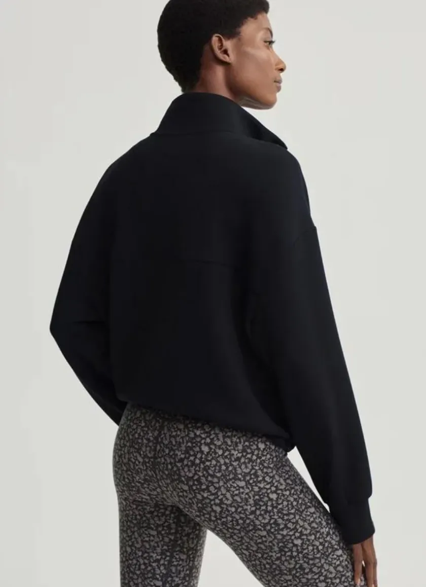 Sian Cropped Half Zip Midlayer