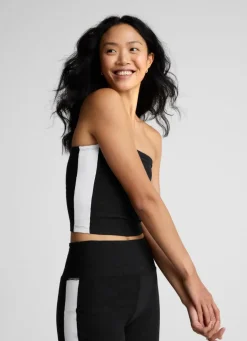 Spacedye Line Up Strapless Cropped Top