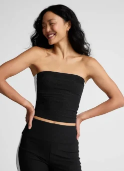Spacedye Line Up Strapless Cropped Top