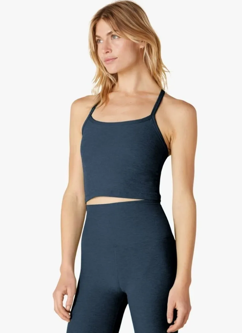 Spacedye Slim Racerback Cropped Tank